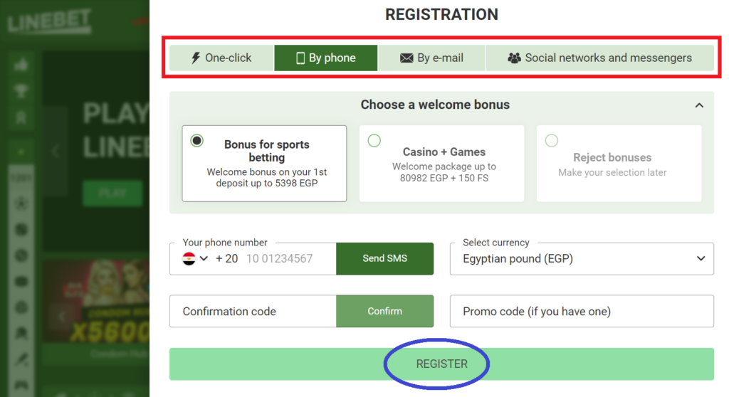 LineBet Registration Guidelines 